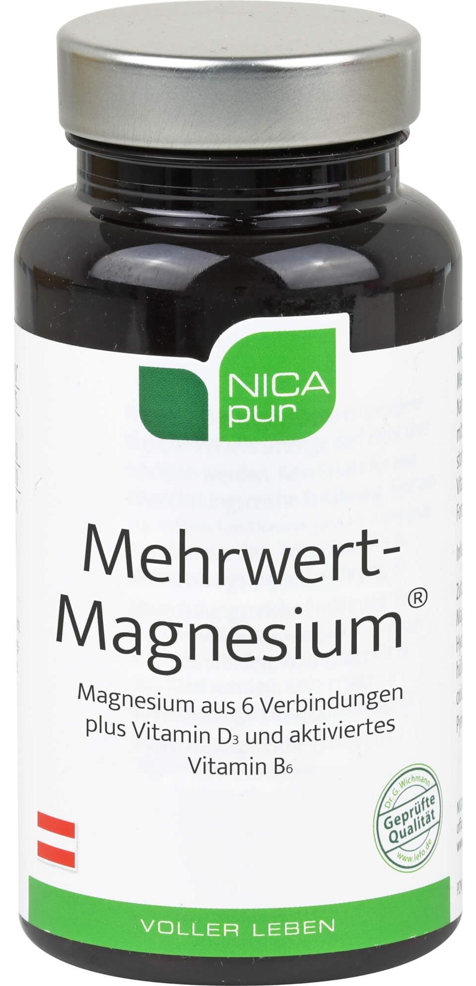 NICApur GmbH & Co KG, Deutschland NICApur Mehrwert-Magnesium Kapseln, 60 St. Kapseln 11312056
