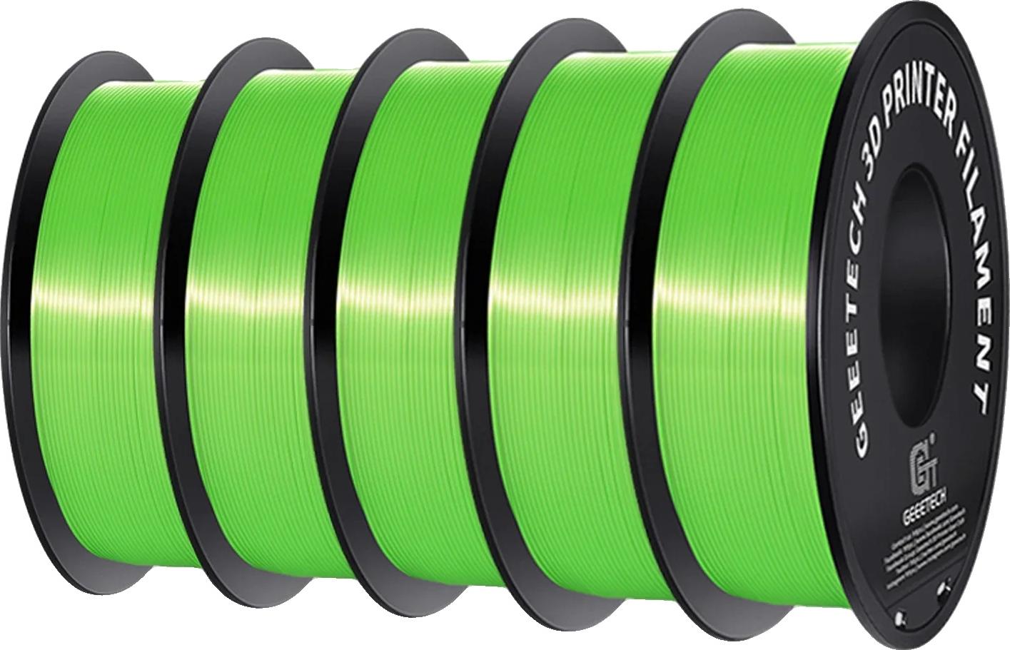 OEM 3D-Filament, PLA, Zähigkeit und seidenähnliches Finish, grün 1624