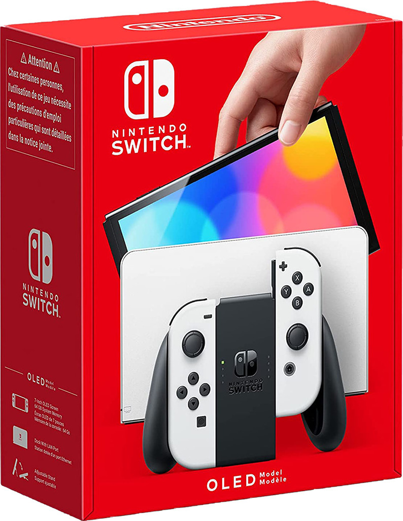 Nintendo Switch OLED - biely ( JP / HK verzia)