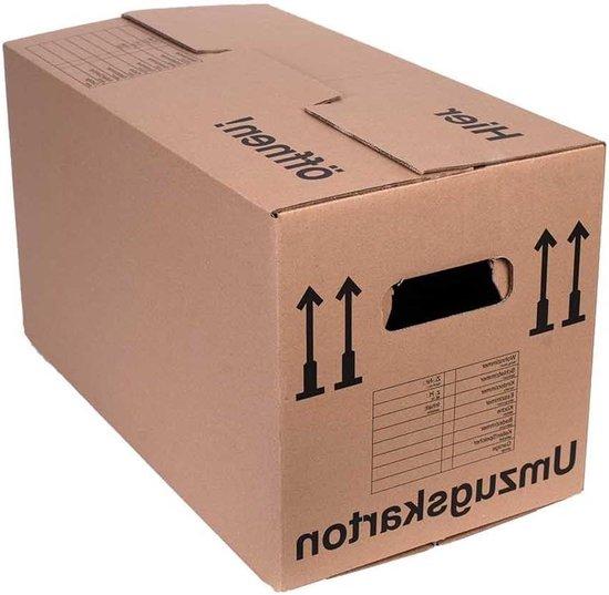 OEM Verpackungskisten - Kartonnen Verpackung - Gegenstände Einpacken - Doppelboden - 600 x 328 x 340 mm - Braun 2026