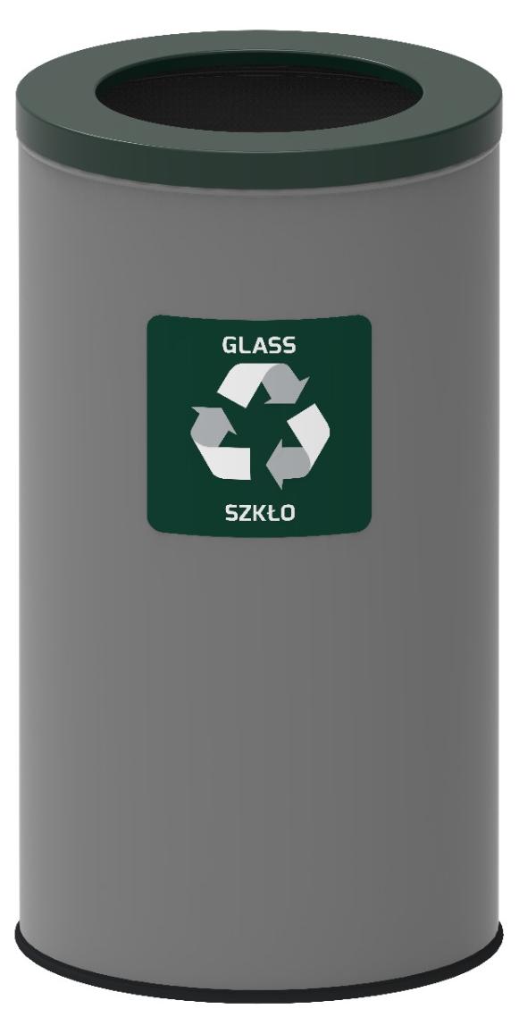 Alda Recycling Bin Eko 75l - Green