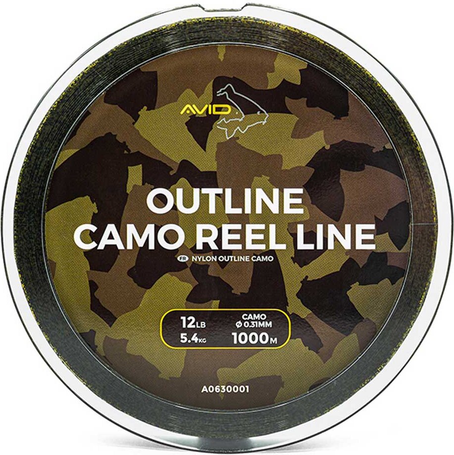 Avid Carp Outline Camo Karpfenlinie 1000 M 0.370 mm 0.370 mm A0630003