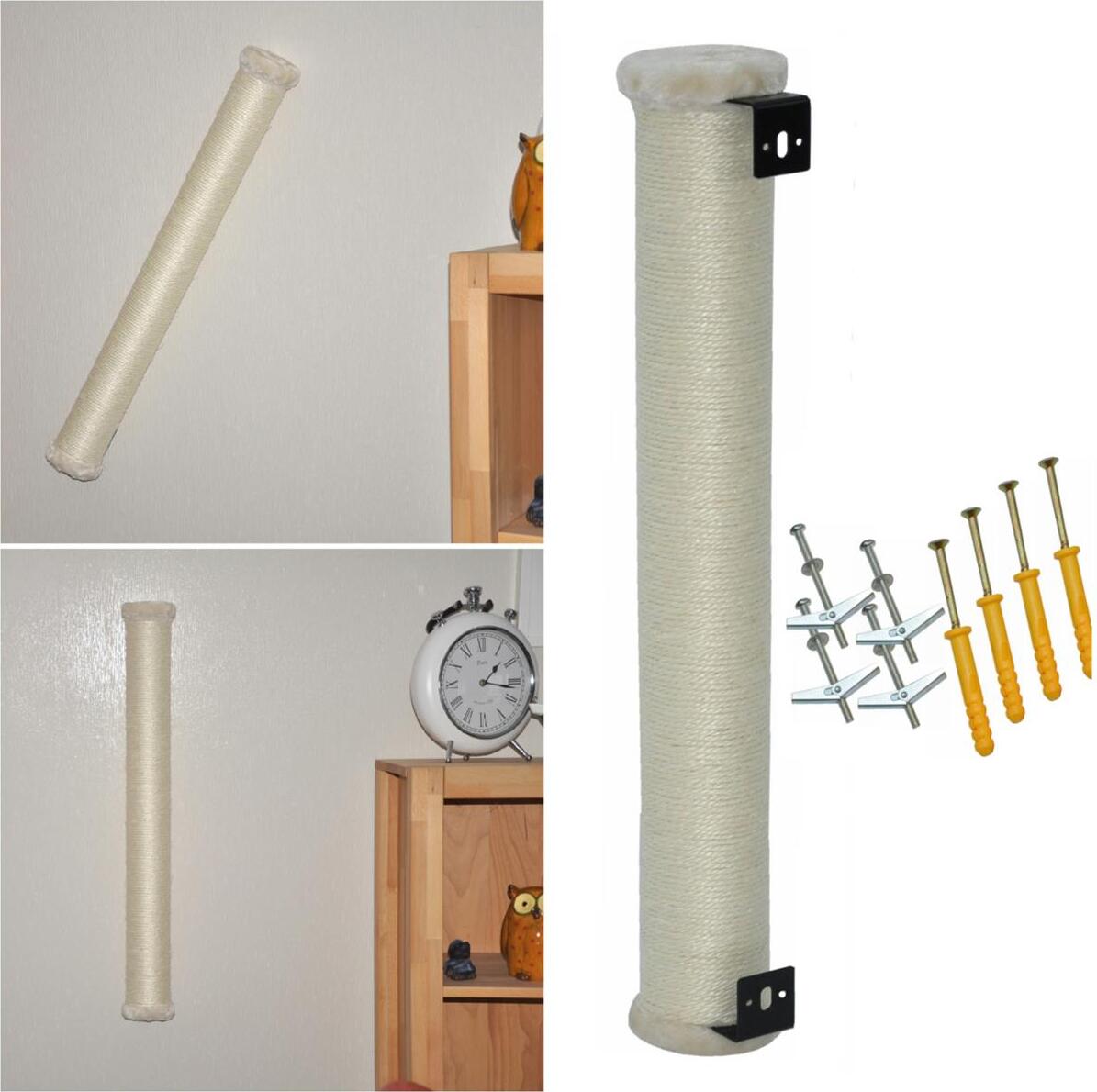 nanook Katzen Kratzstamm 80 cm - Wandmontage