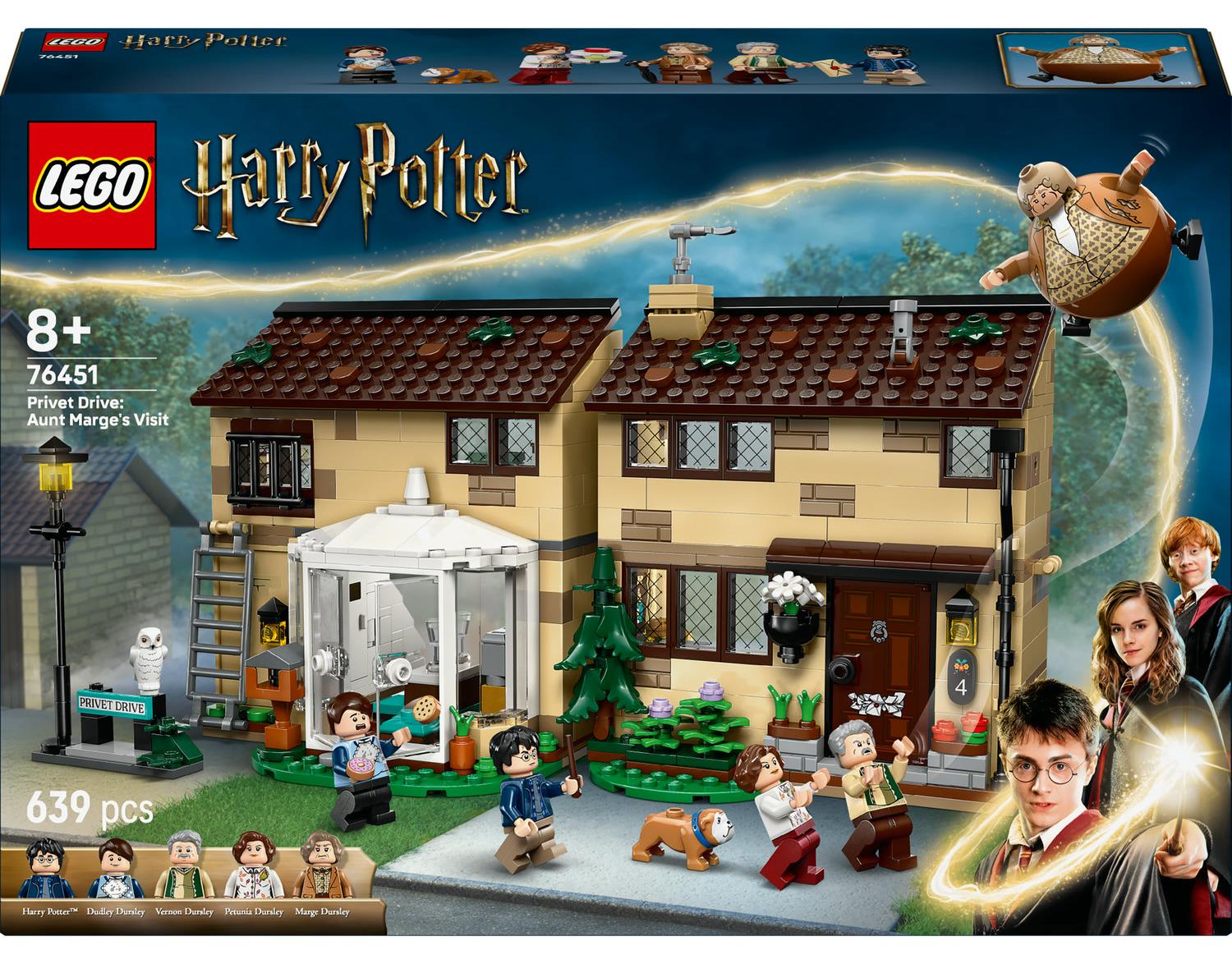 Lego Harry Potter 76451 Ligusterweg: Tante Marge, Haus Mit Versteckten Türen