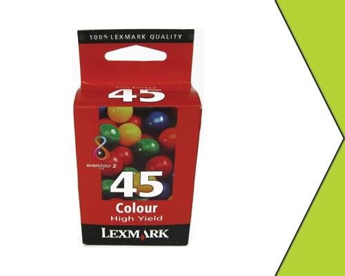 Lexmark 45 P350 Tintenkartusche, hohe Seitenleistung 18Y0145E