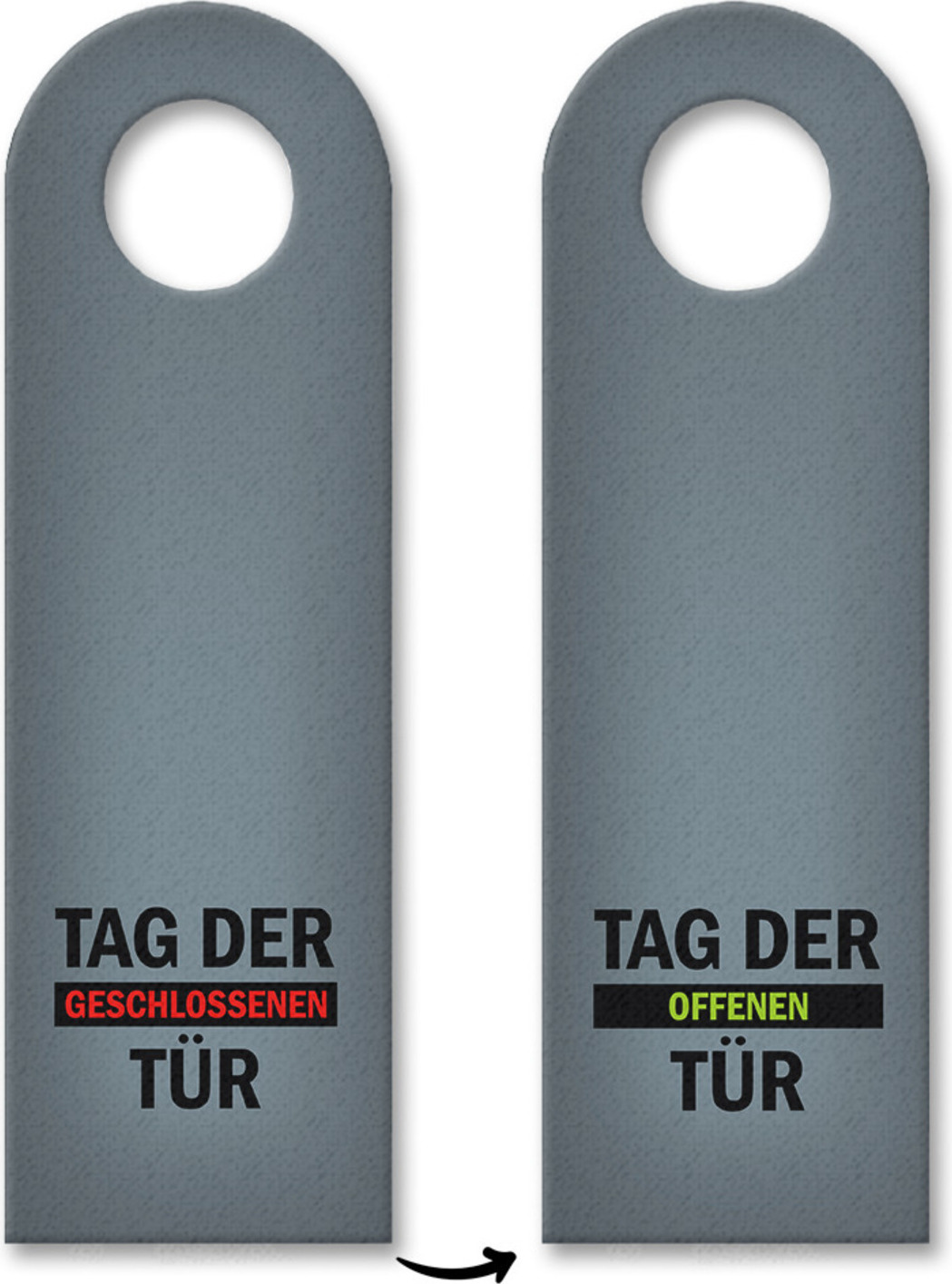 speecheese Tag der geschlossenen oder offenen Tür Türhänger offen geschlossen Büro Zimmer