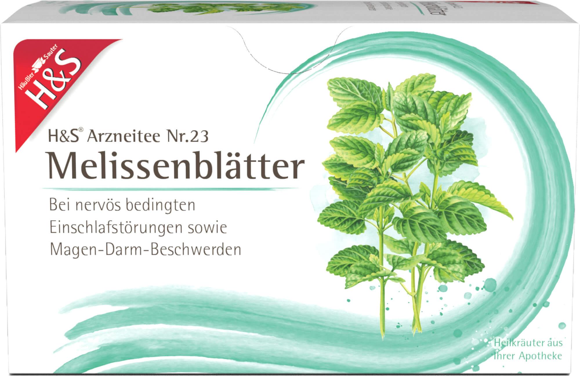 H&S Tee-Gesellschaft mbH & Co. KG H&S Melissentee, 20 St. Filterbeutel 02070499