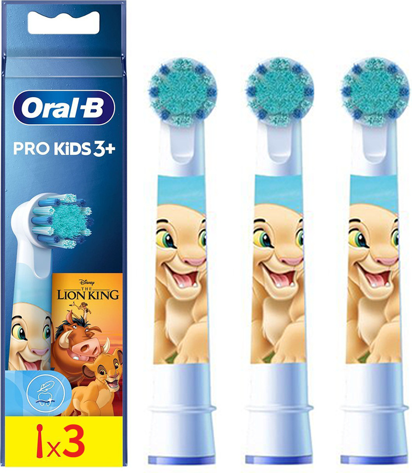 ORIGINÁLNA HLAVICA ELEKTRICKEJ ZUBNEJ KEFKY PRE ORAL-B EB10s King Lion 3 ks