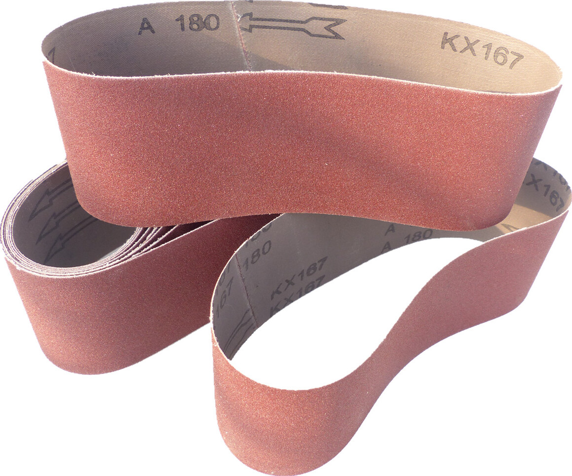 Schleifband, 10 Stück 740 X 40 Aluiniuoxid-Schleifbänder
