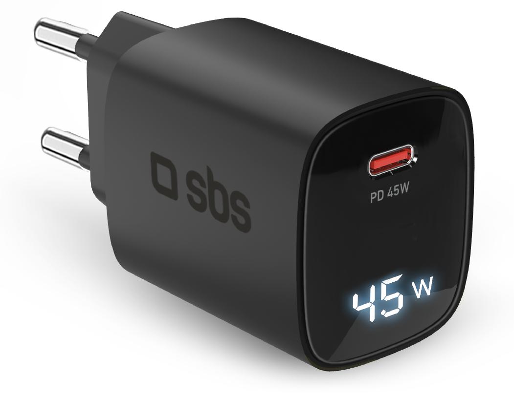 SBS TETRGANLCD1C45K, Vnútorný, AC, Čierna