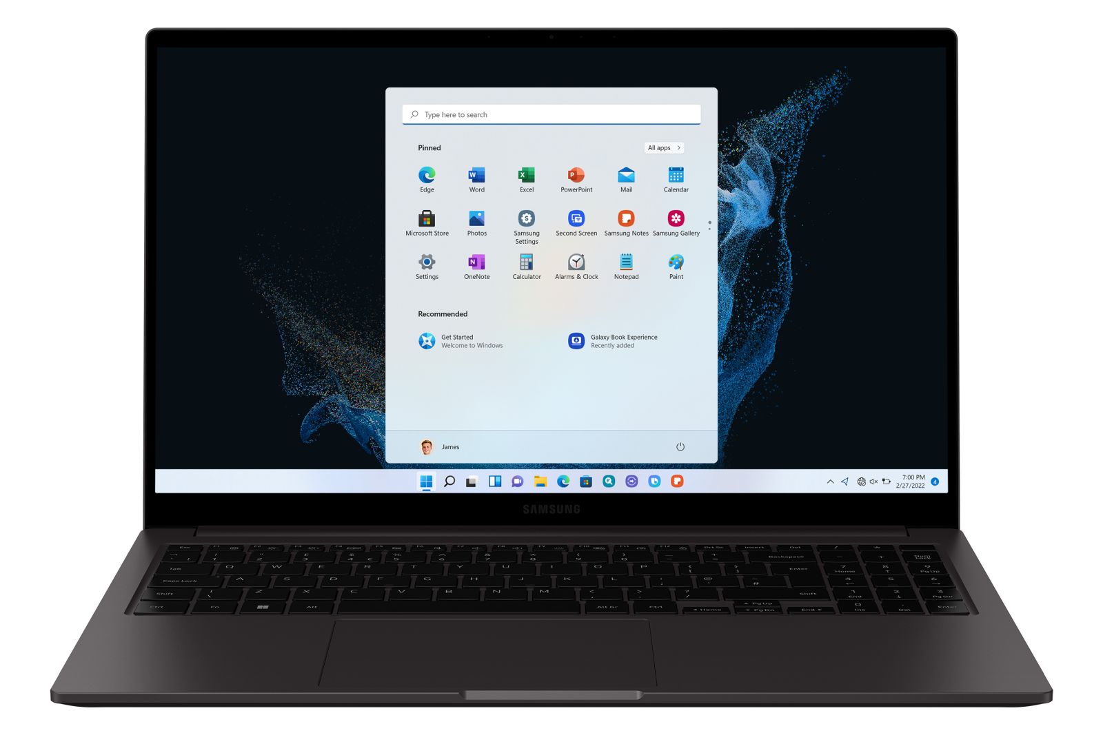 SAMSUNG Galaxy Book2 39,60cm 15,6Zoll i7-1260P 16GB 512GB SSD Intel ARM A350M W11H Graphite