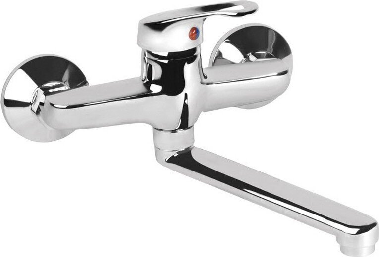 Waschtisch-/Spültischmischer Vittoria (72008) Wasch-/Spültischmischer, 100 mm, gerader Arm 20 cm, 35 m, Chrom