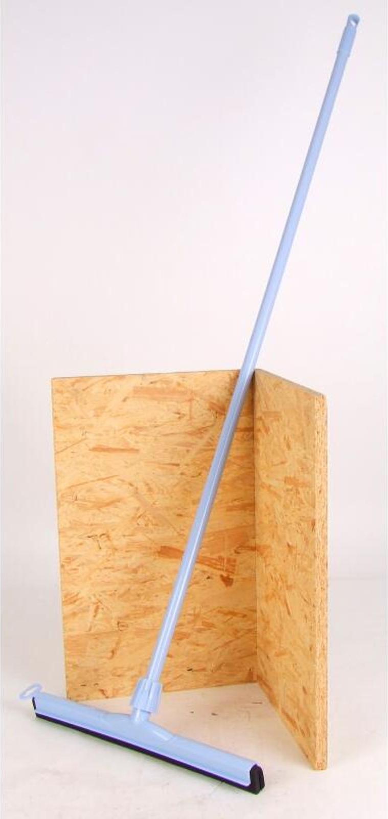 Buri 12x Gummiwischer mit Stiel L:130cm Wischer Haushaltshelfer Reinigung Haushalt