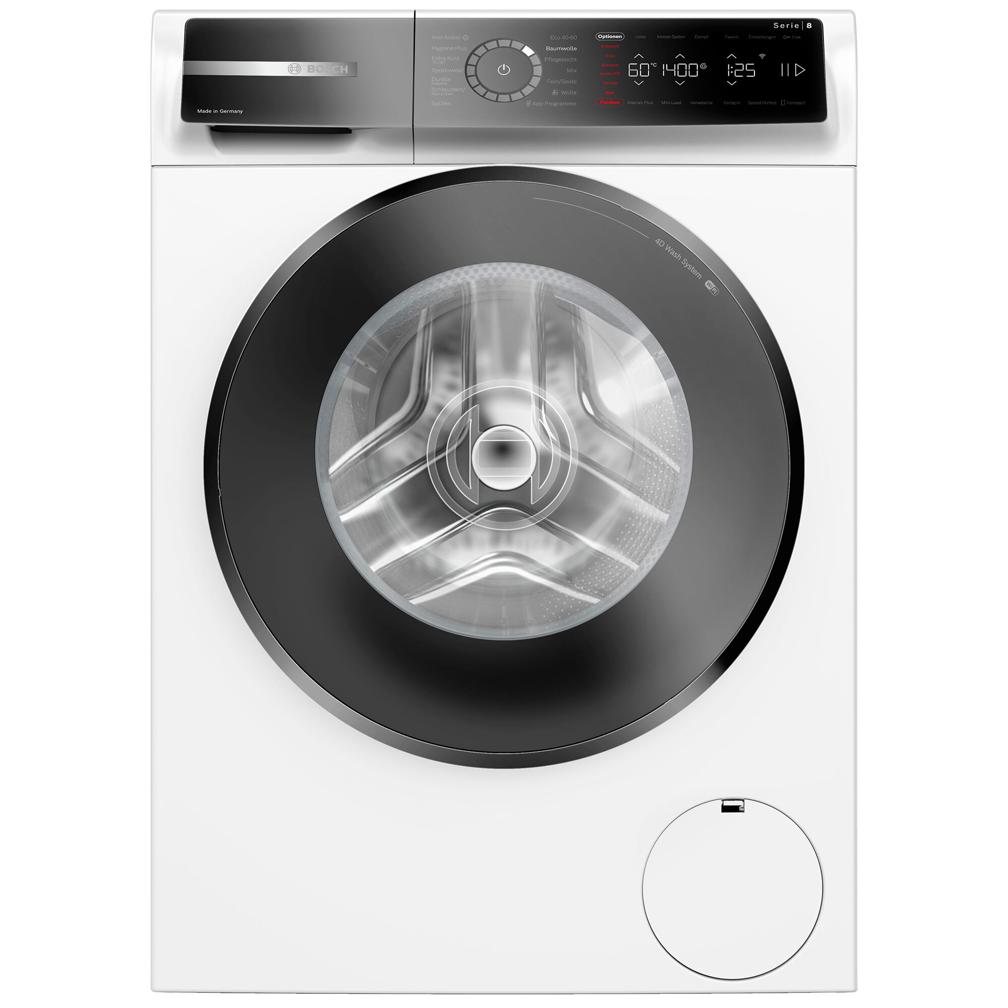 Waschmaschine 9 kg 1400 U/min Iron Assist Mini Load Home Connect Bosch WGB244071