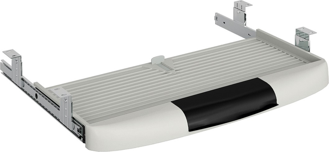 VENETI Ausziehbarer Tastaturhalter JOLIE – weiß/schwarz 046-35-00021