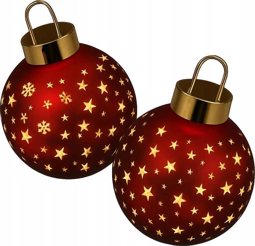 Koopman Christbaumschmuck rot LED 15cm 1Stk KERSTBAL MET LED MAT ROOD 15CM