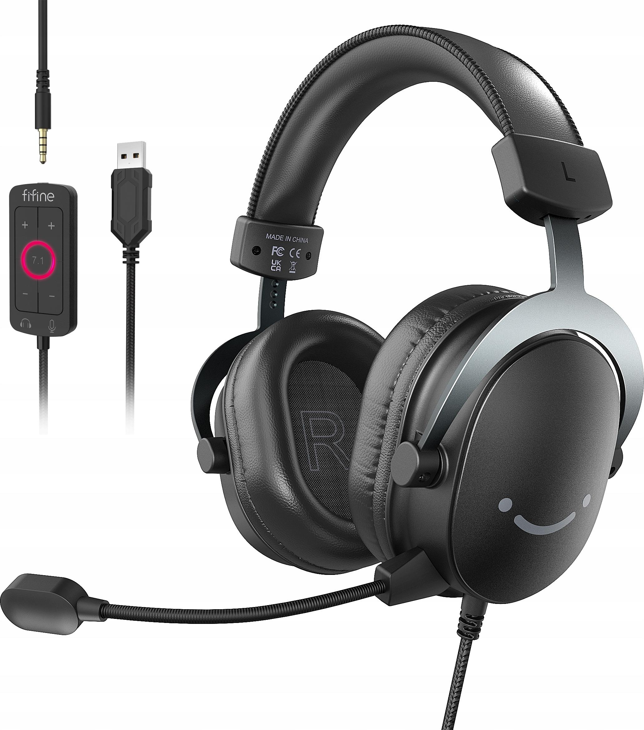Fifine AmpliGame H9 - Gaming-Headset - Schwarz