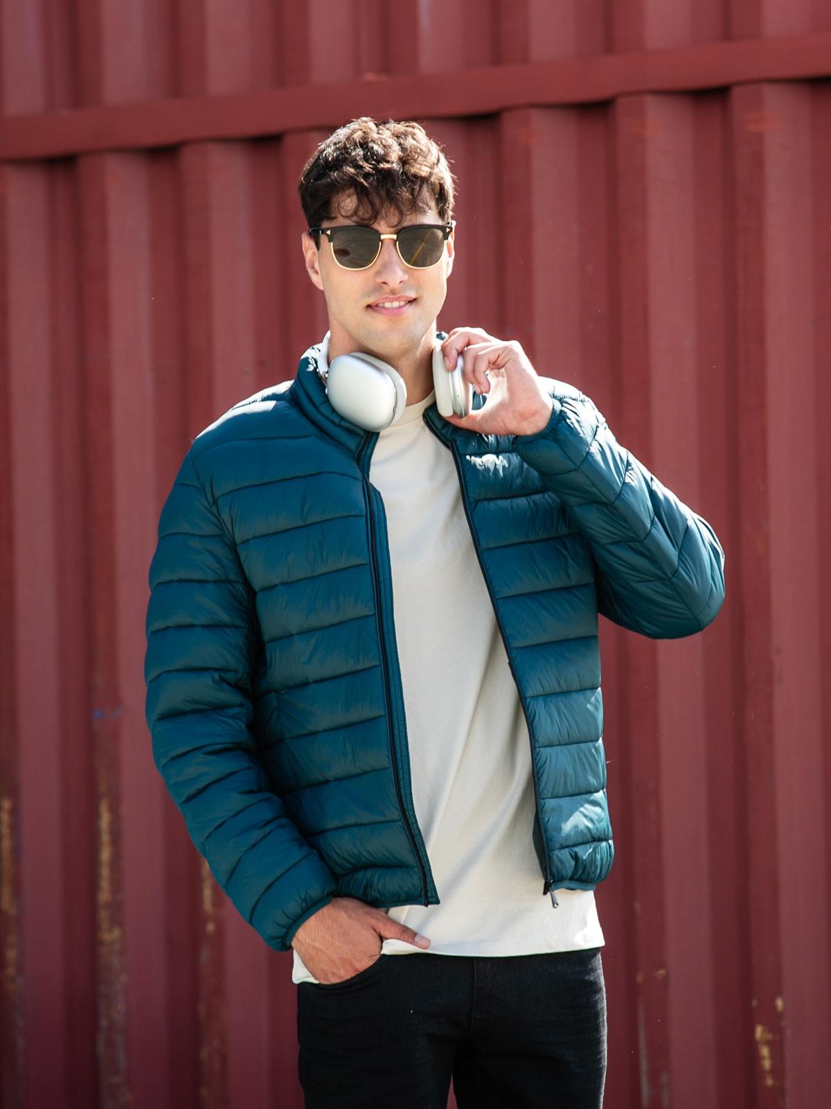 L'ARTE MILANO Herren-Jacke für die Übergangszeit, M 147-125-NAVBLU_M