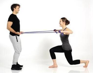 TOGU Theragymband Fitnessband 650024 blau stark 120cm