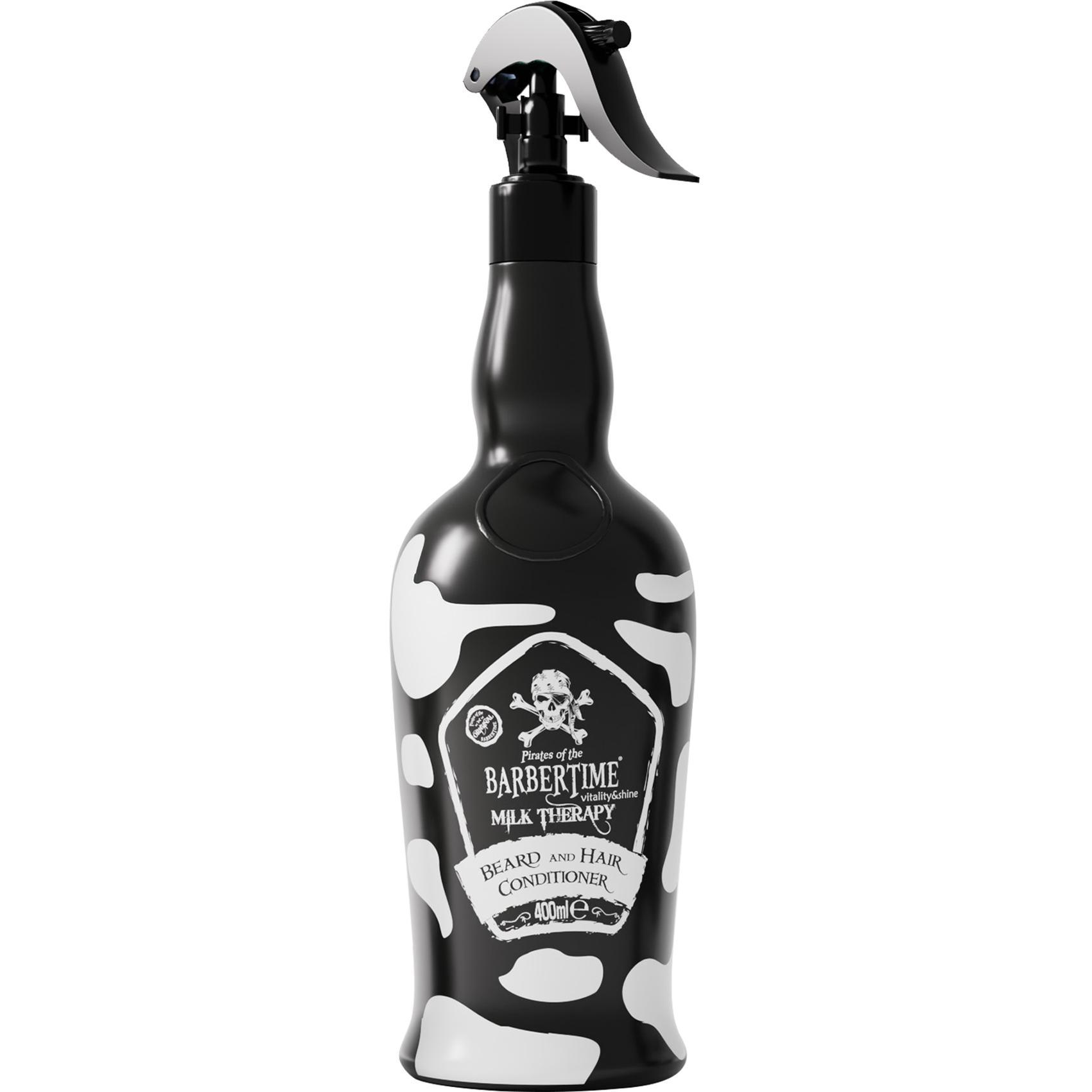 BARBERTIME 2Phasen Leave in Conditioner für Haare & Bart 400ml Milk Therapy