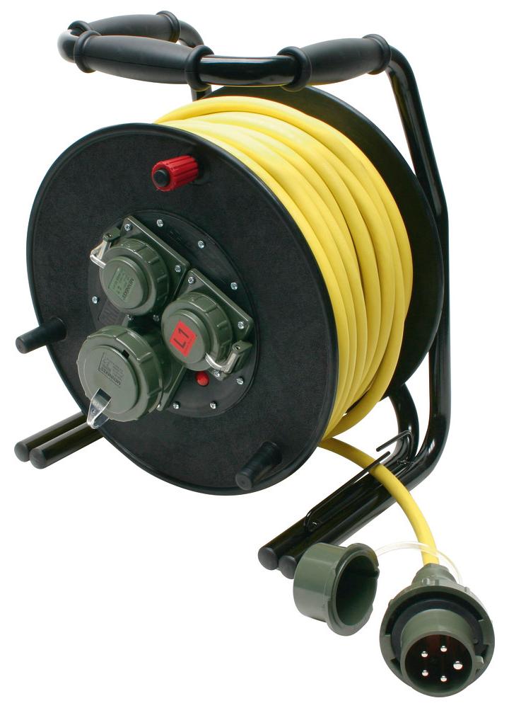 Dönges Leitungsroller THW 230 V/400 V, 16 A, L1/L2 (THW Energieverteiler)