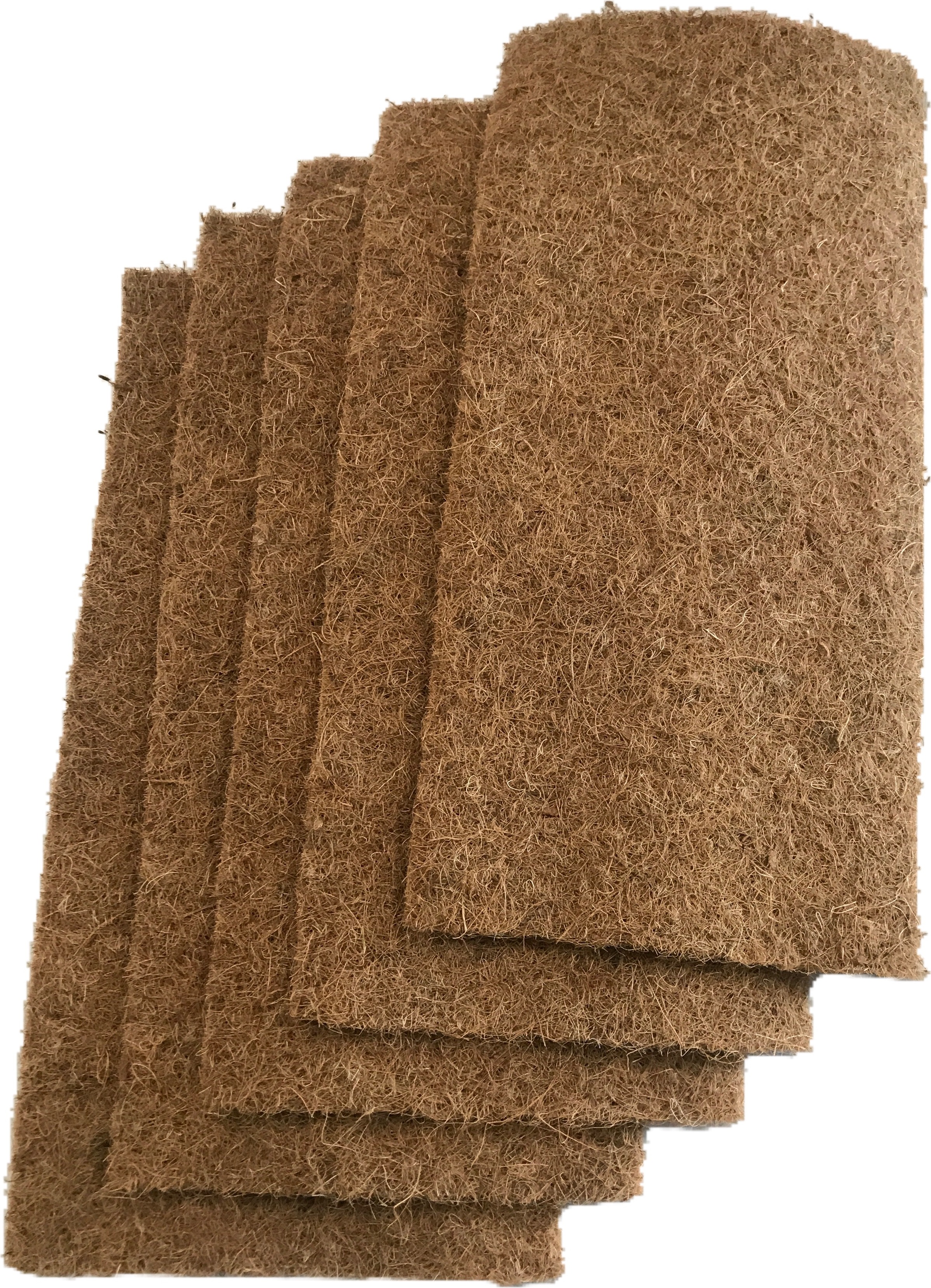 pemmiproducts Anzuchtmatte aus 100% Kokos, 50 x 25 cm, ca. 7 mm dick, 5er Pack