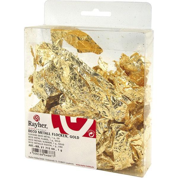 Rayher Goldene essbare Flocken 1801