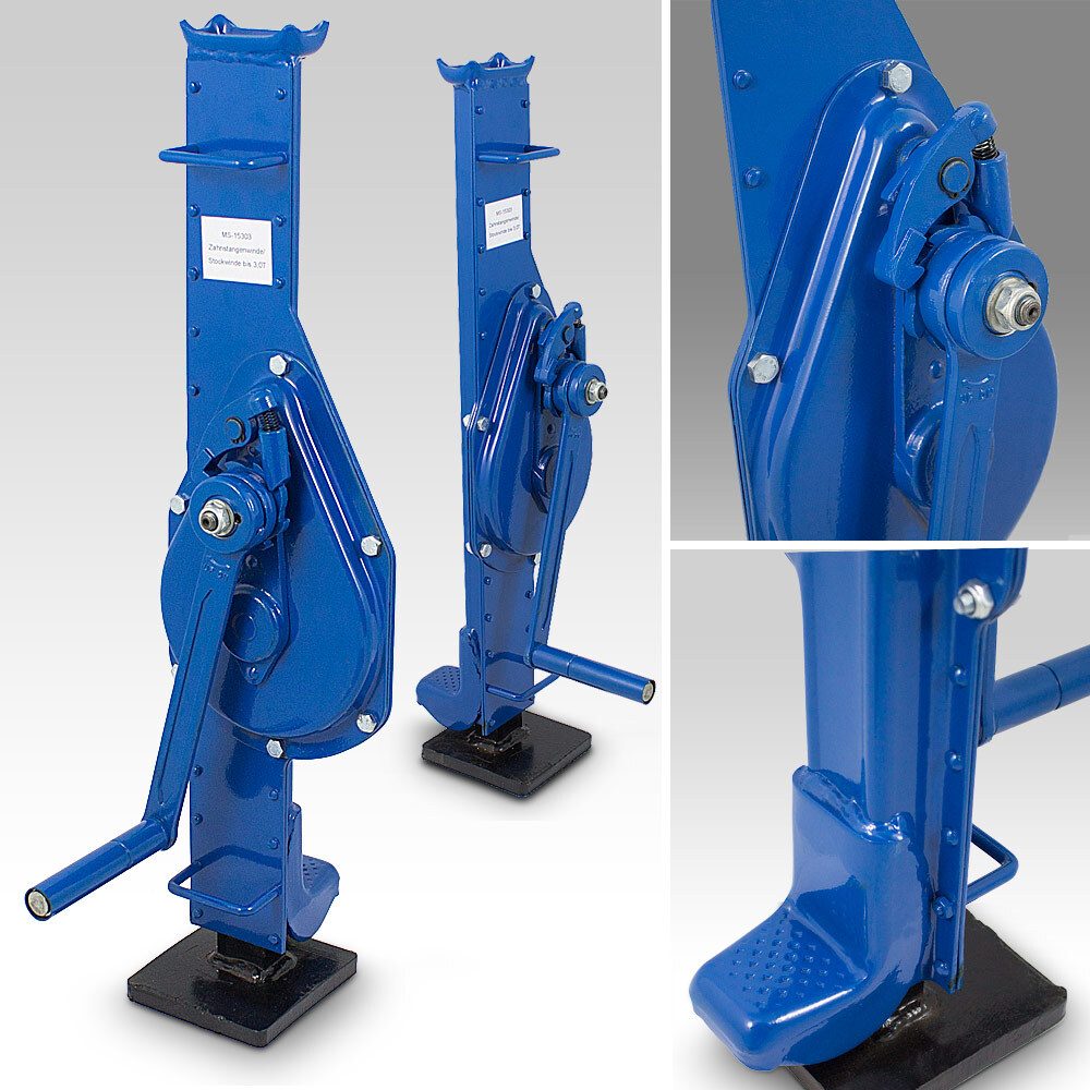 Bituxx 2x Zahnstangenwinde Stockwinde bis 3T MS-18189