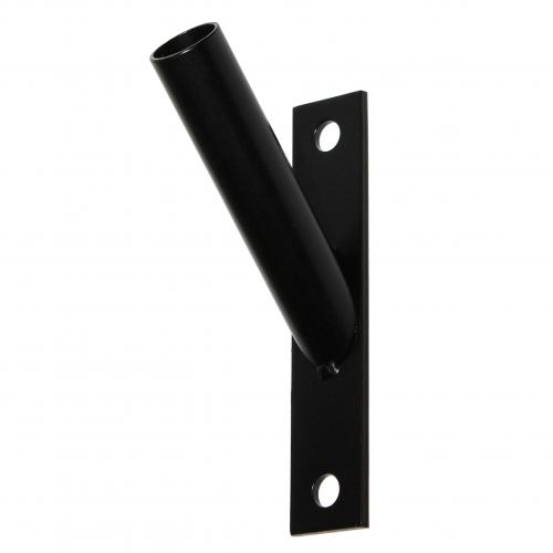 KeyMet Fahnenhalter Fahnenmast Fahnemasthalter Fahne Flagge 1-Fach Schmall Schwarz