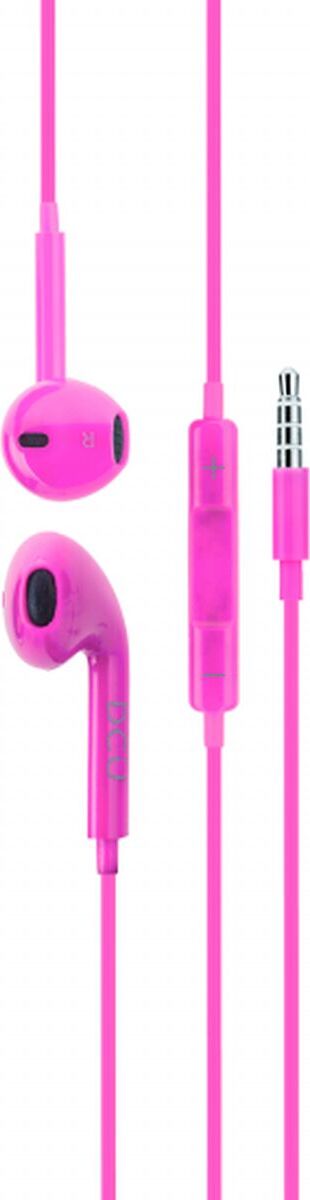 DCU Advance Tecnologic 34151002 Headset a prilba Headset s káblovým ušným závesom pre hovory do uší/hudbu Ružová