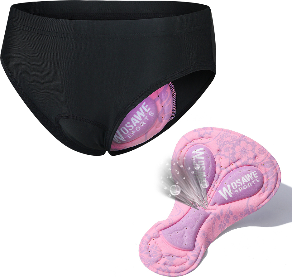 ARSUXEO Radhose Frauen | 4D Polsterung | Mit Seitentaschen