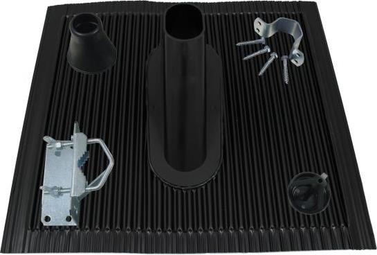 TELEVES Mastzubehör-Set 48/50mm Aluziegel schwarz MAZ4850S 244023