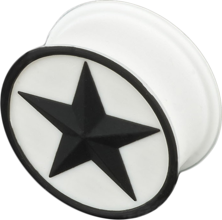 Lotus Blüte Flesh Tunnel Aus Messing - Vintage Look 4-22mm