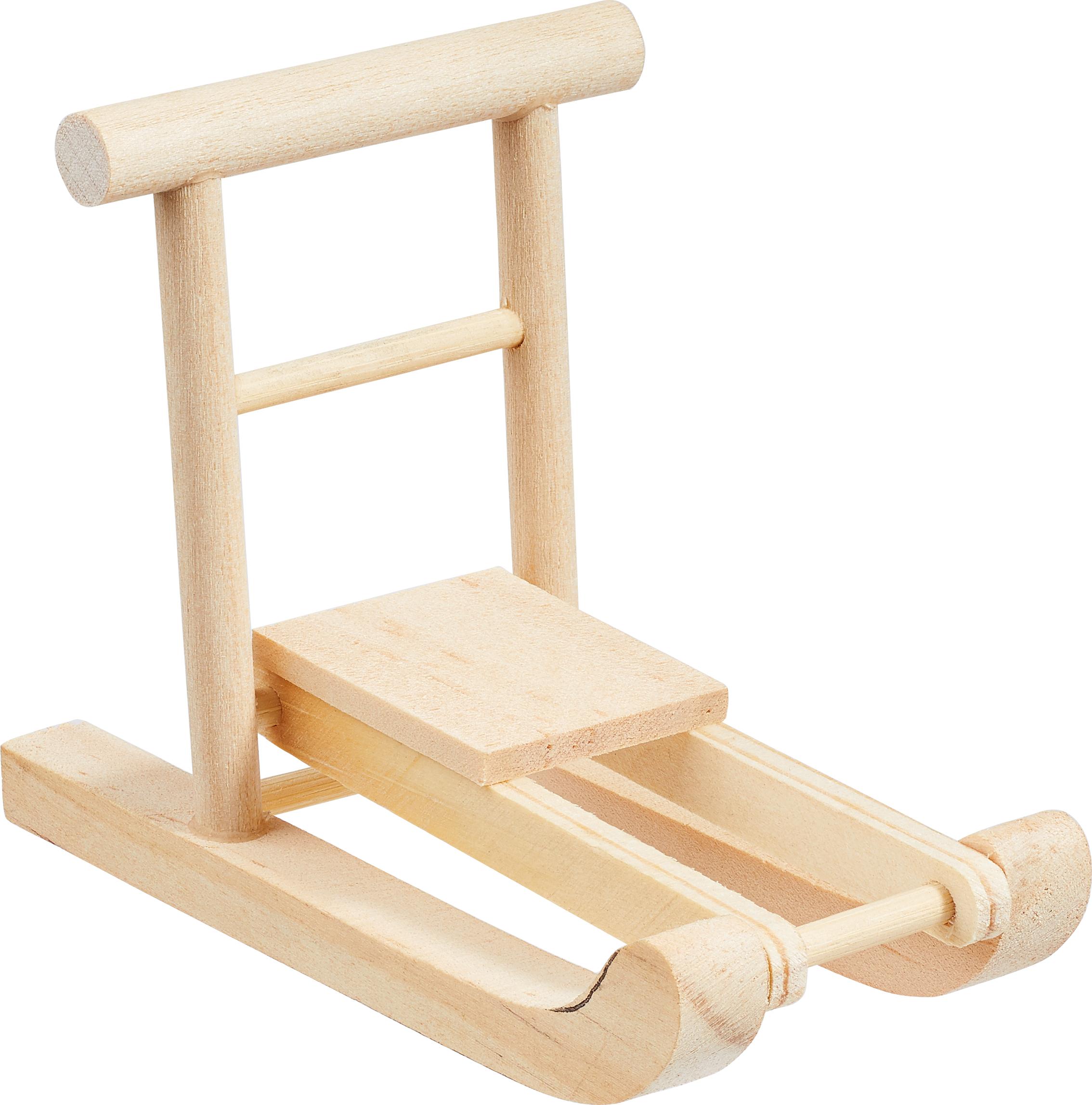 HobbyFun Miniatur Tretschlitten 8 x 5 x 6,6 cm