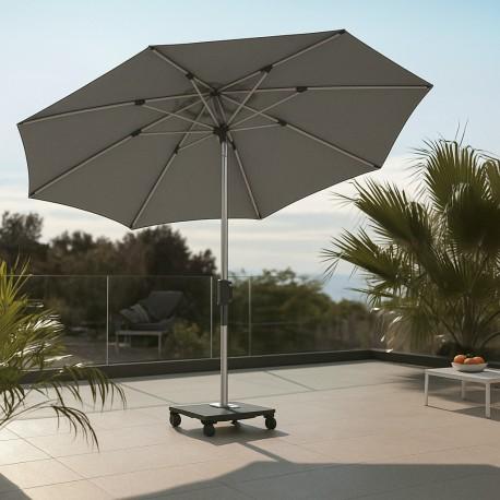 Knirps KNIRPS PHOENIX, 315 cm - Sonnenschirm für den Garten: Farbe des Schirms: Hellgrau 9011315809