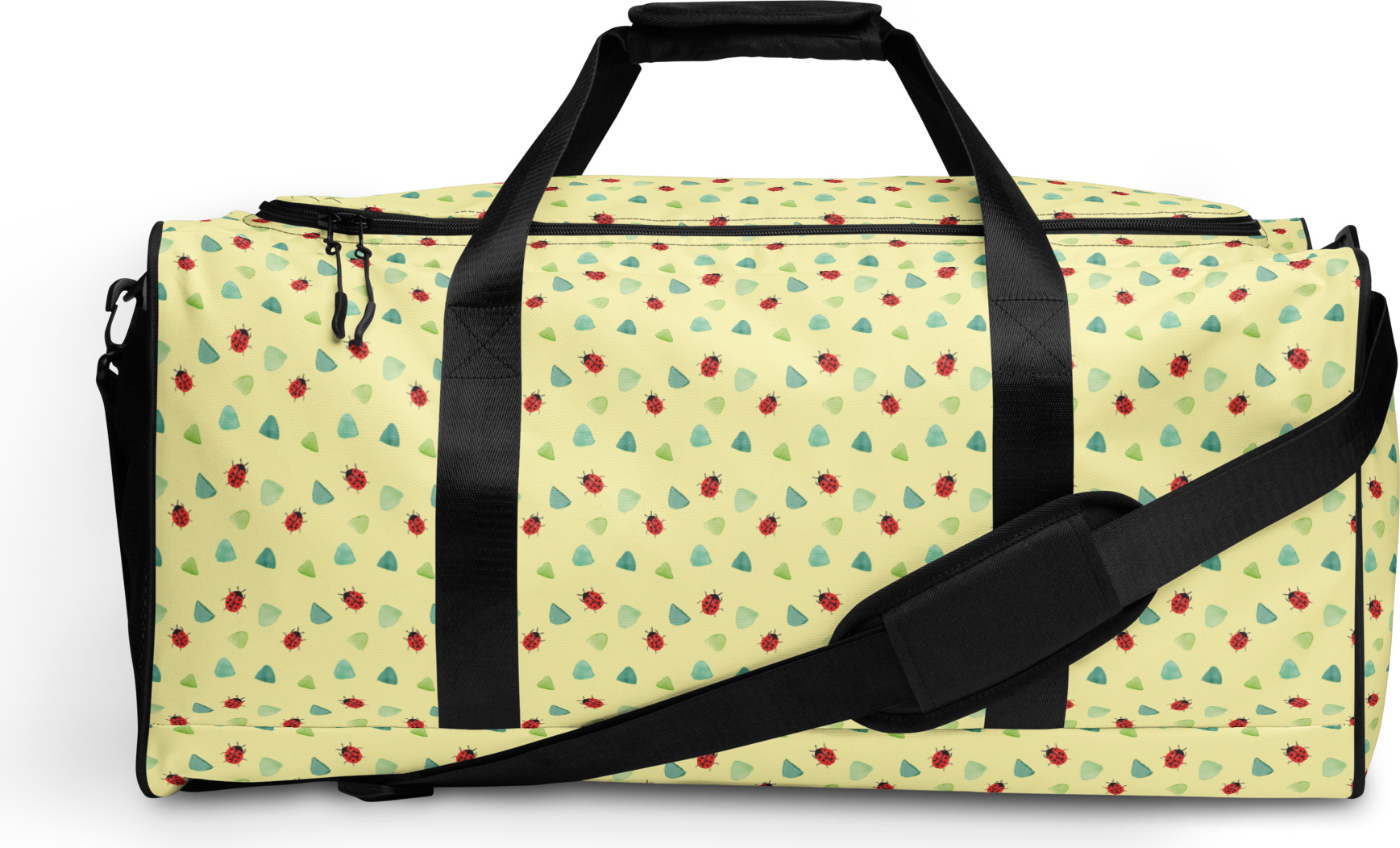 Mr. & Mrs. Panda Reisetasche Marienkäfer Design - Weiß - Geschenk, Handgepäck Reisetasche, Reisetasche groß, Reisetaschen, Muster, Reisetasche Damen, Damen Reisetasche PD-1393426-STANDARD