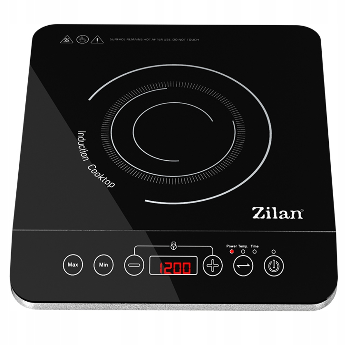 Zilan Induktionskochfeld 1 Platte | Einzelinduktionskochfeld | Induktionskochplatte | 2000 Watt ZLN-8078