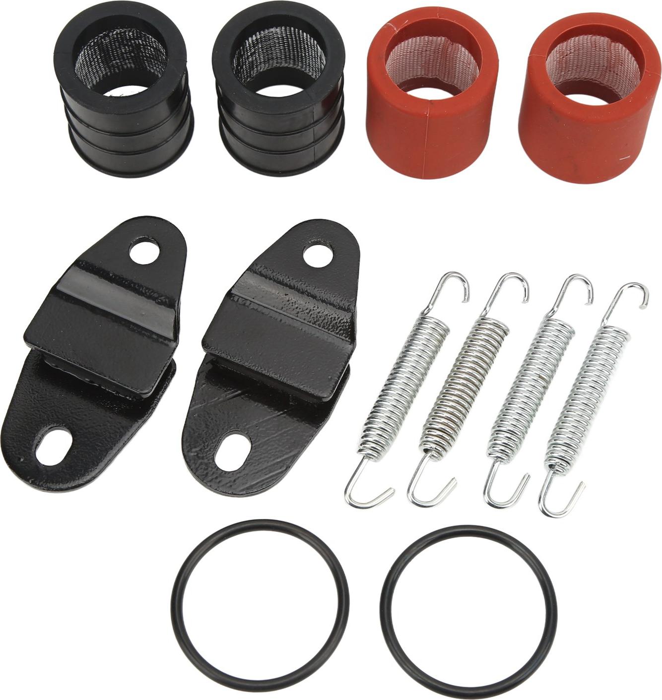 Gistuch 12 -pcs Ableitungsmuffler Gelenkdichtung Federverleihungs Kit 2gu -14771-00-00 Austausch für Banshee 350 YFZ350 Le Se sp