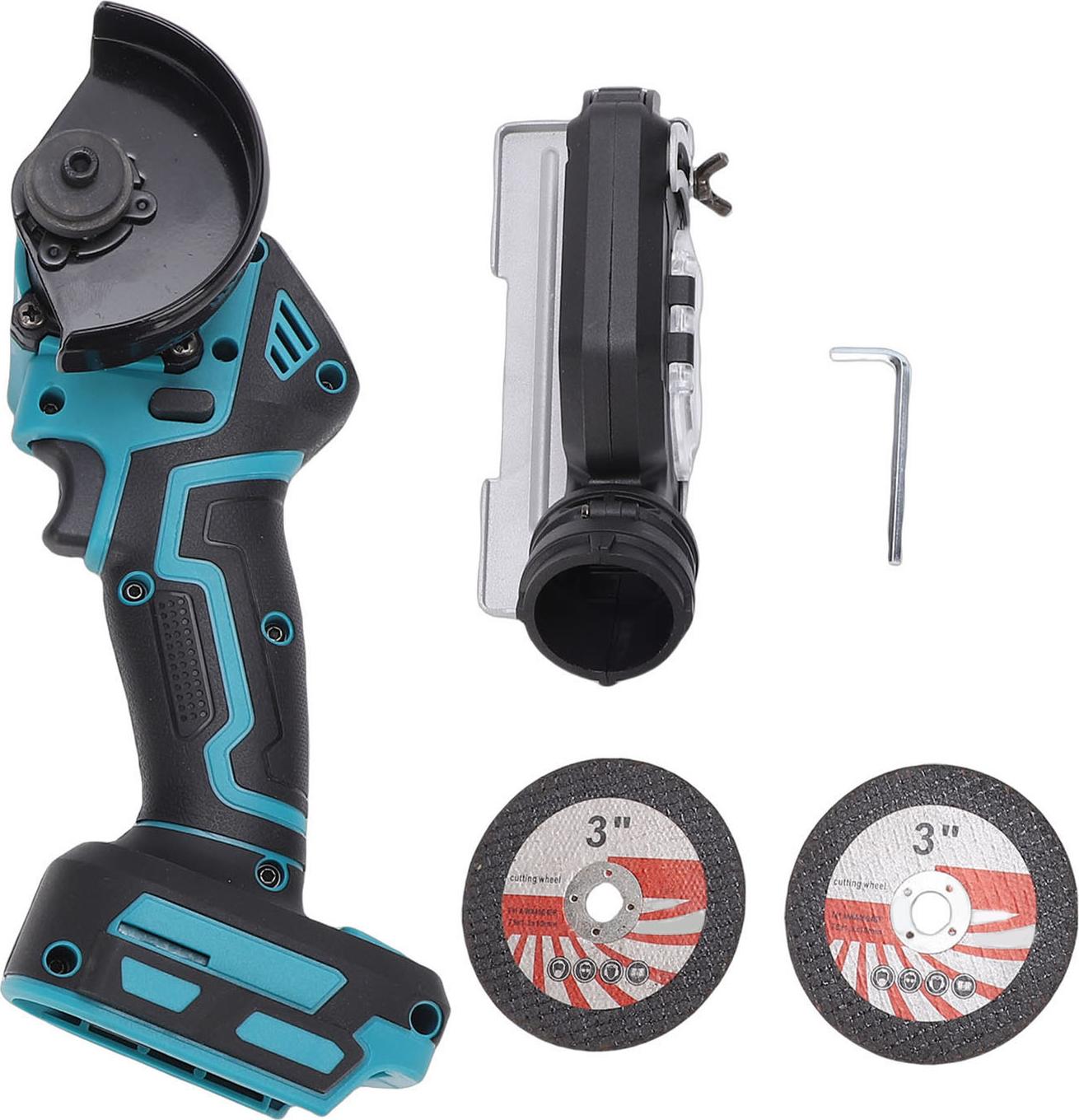 TWO TREES Kleine Kreissäge, 3 Zoll, 800 W, 19.000 U/min, bürstenloser Motor, kabelloses Trennwerkzeug für Heimwerkerarbeiten