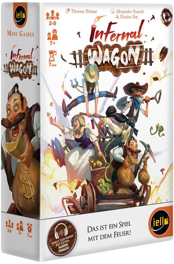 iello Infernal Wagon – Kooperatives Echtzeit-Kartenspiel mit verheerenden Effekten 700391