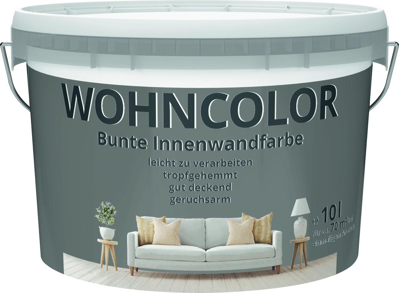 Primaster Wohncolor Wandfarbe nachtnebel 10 L