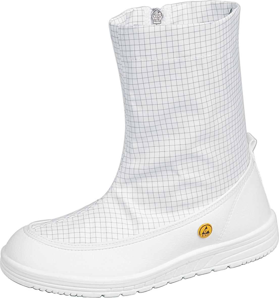 Abeba ESD-Berufsschuhe Reinraum OB Reinraumstiefel weiß CE ESD SRA 3620/37
