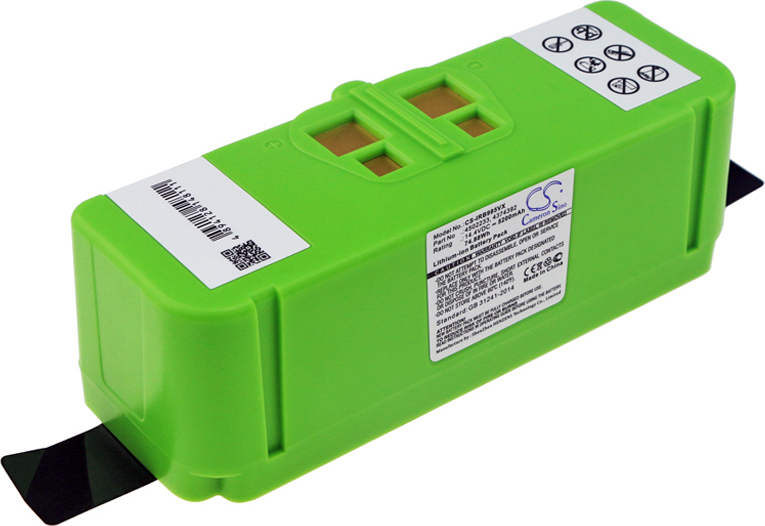 TECHTEK Akku Kompatibel mit [iRobot] Roomba 614, Roomba 615, Roomba 640, Roomba 652, Roomba 665, Roomba 670, Roomba 671, Roomba 675, Roomba 676, Room 1800LI, 2130LI, 4374392, 4376392, 4462425, 4502233