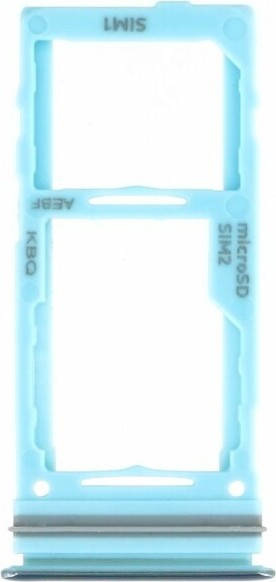 Držiak SIM karty Samsung A525/A526/A725 Galaxy A52 4G/5G/A72 4G (Dual) modrý GH98-46290B