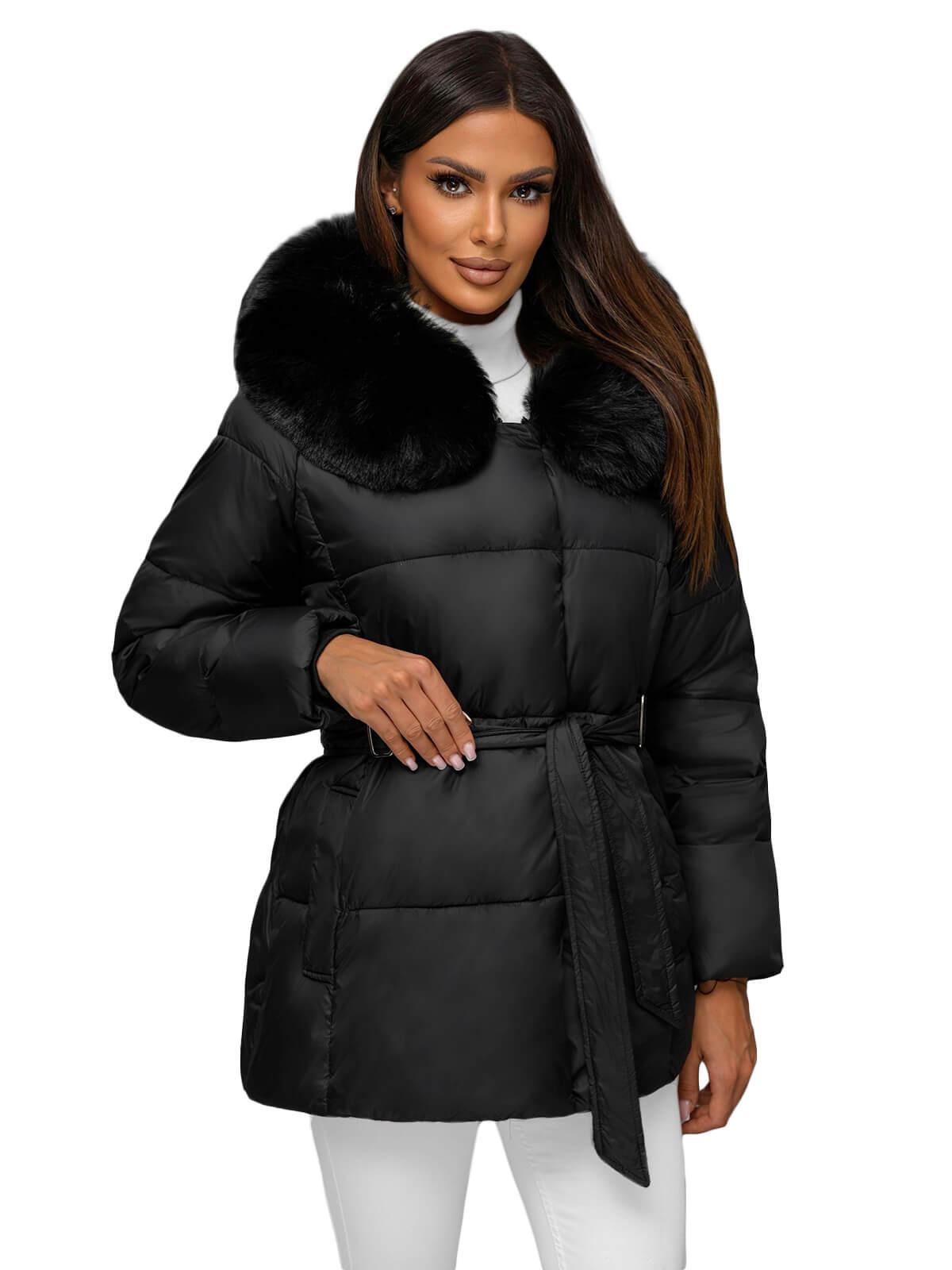 Damen Jacke Schwarz OZONEE JS/16M9206/392Z XL