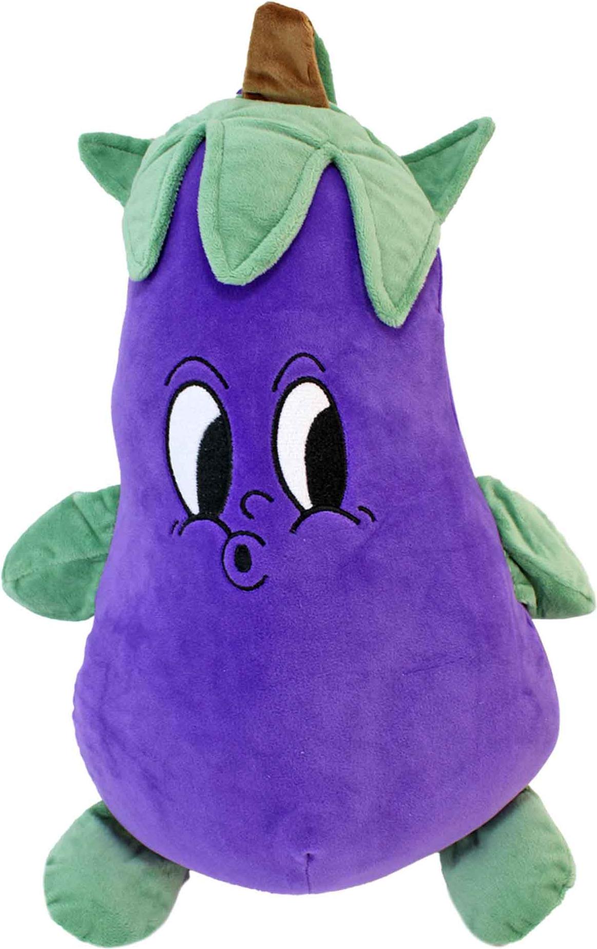 L & B Pfeifende Aubergine als Kuscheltier - ca. 38 cm