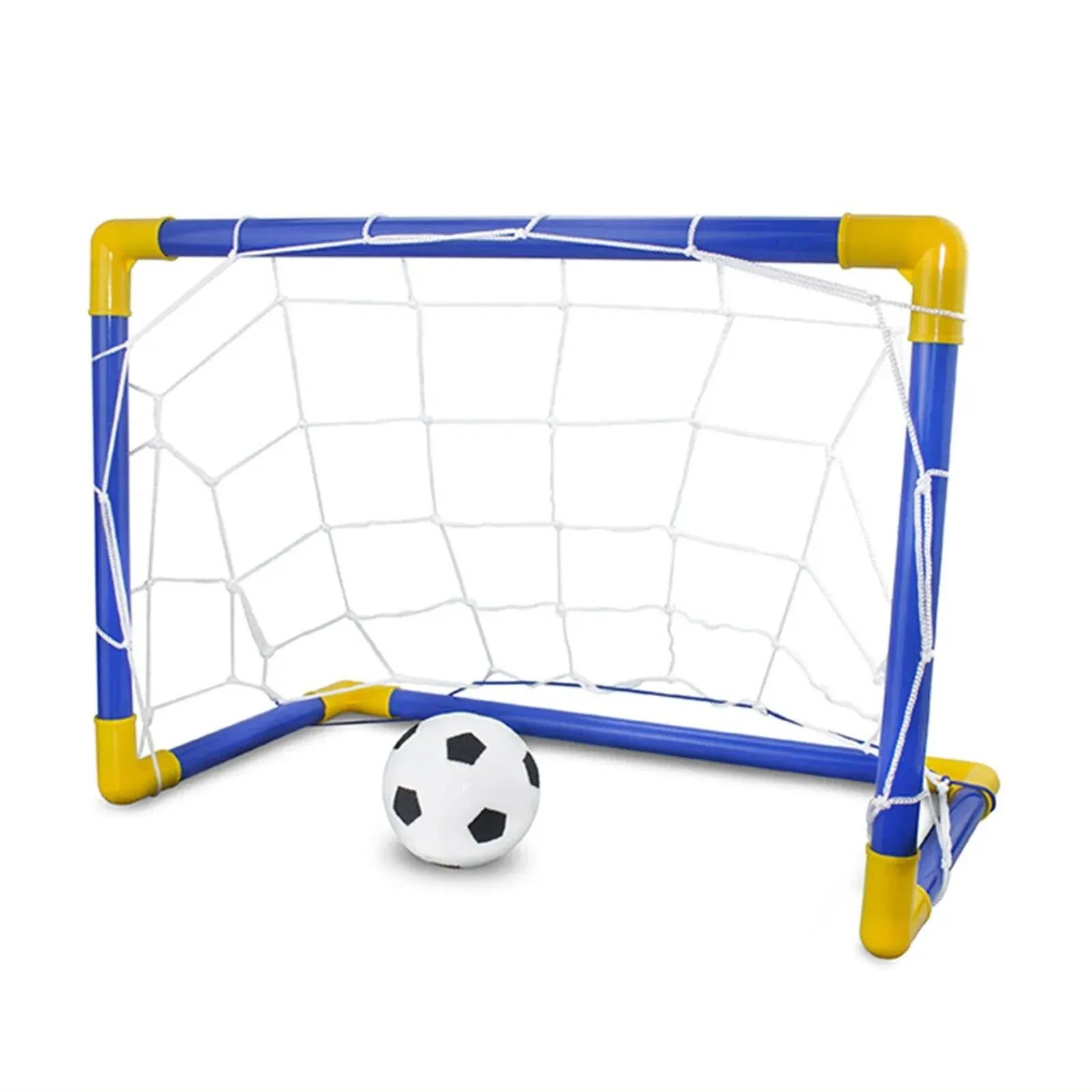Fußballtor Mini Faltbar 45cm l Tor mit Netz Set inkl Ball