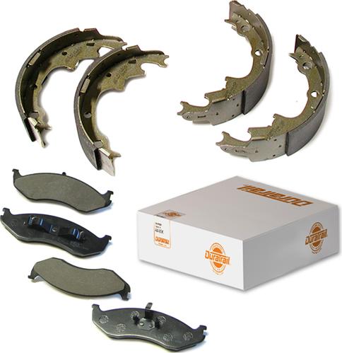 ASP-Eberle Bremsklötze VA + Bremsbacken HA Bremsbeläge Bremse Jeep Wrangler YJ 90-95 4423606