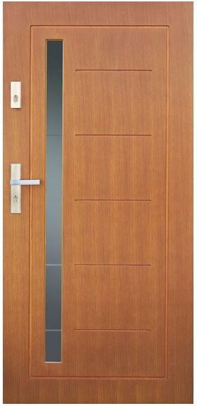 Sonstige Außentür Holzaußentür Dicke 72 mm warm Hauseingangstür DP13 zu jeder Größe