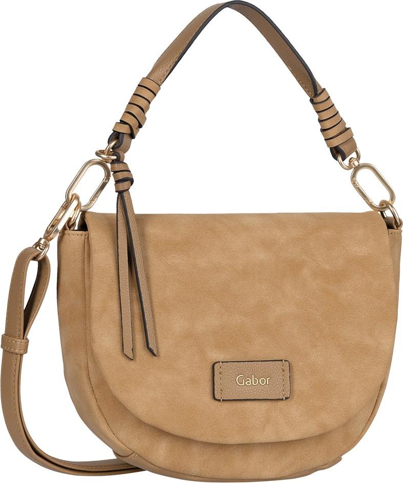 Gabor Überschlagtasche Braun, Lida, Flap bag S top zip, camel 12067 Braun (4771)